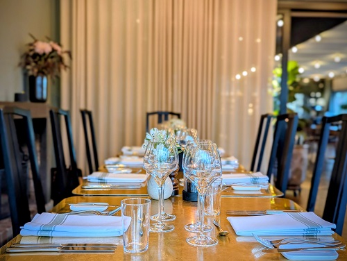 Dags för middag på Hotell Kristina