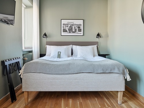 Litet dubbelrum på Hotell Kristina