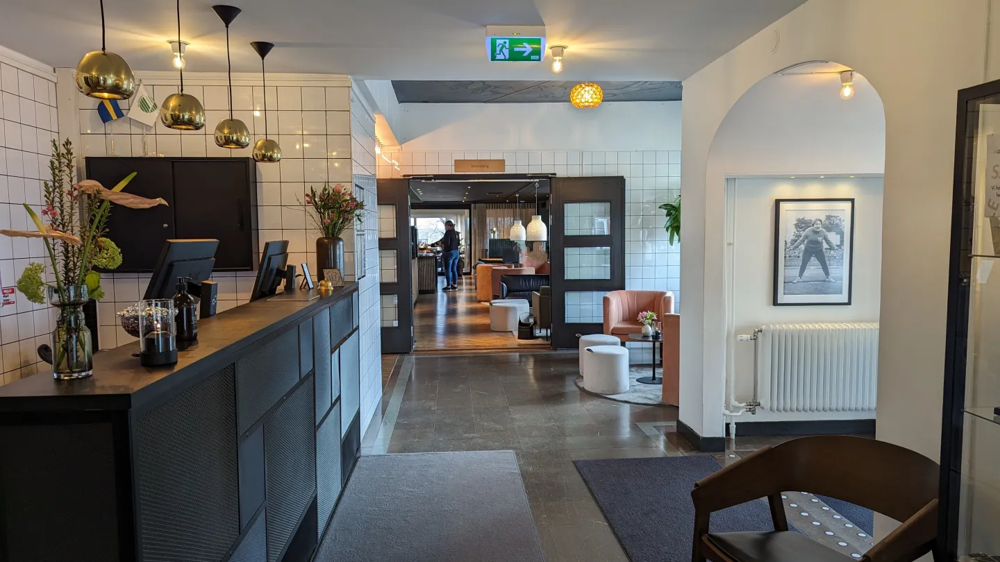 Reception och Lounge Hotell Kristina