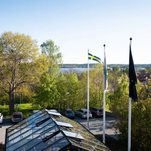 Utsikt mot Mälaren och Sigtuna stad