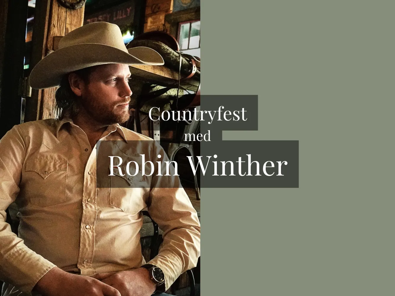 Countryfest med Robin Winther den 7 mars