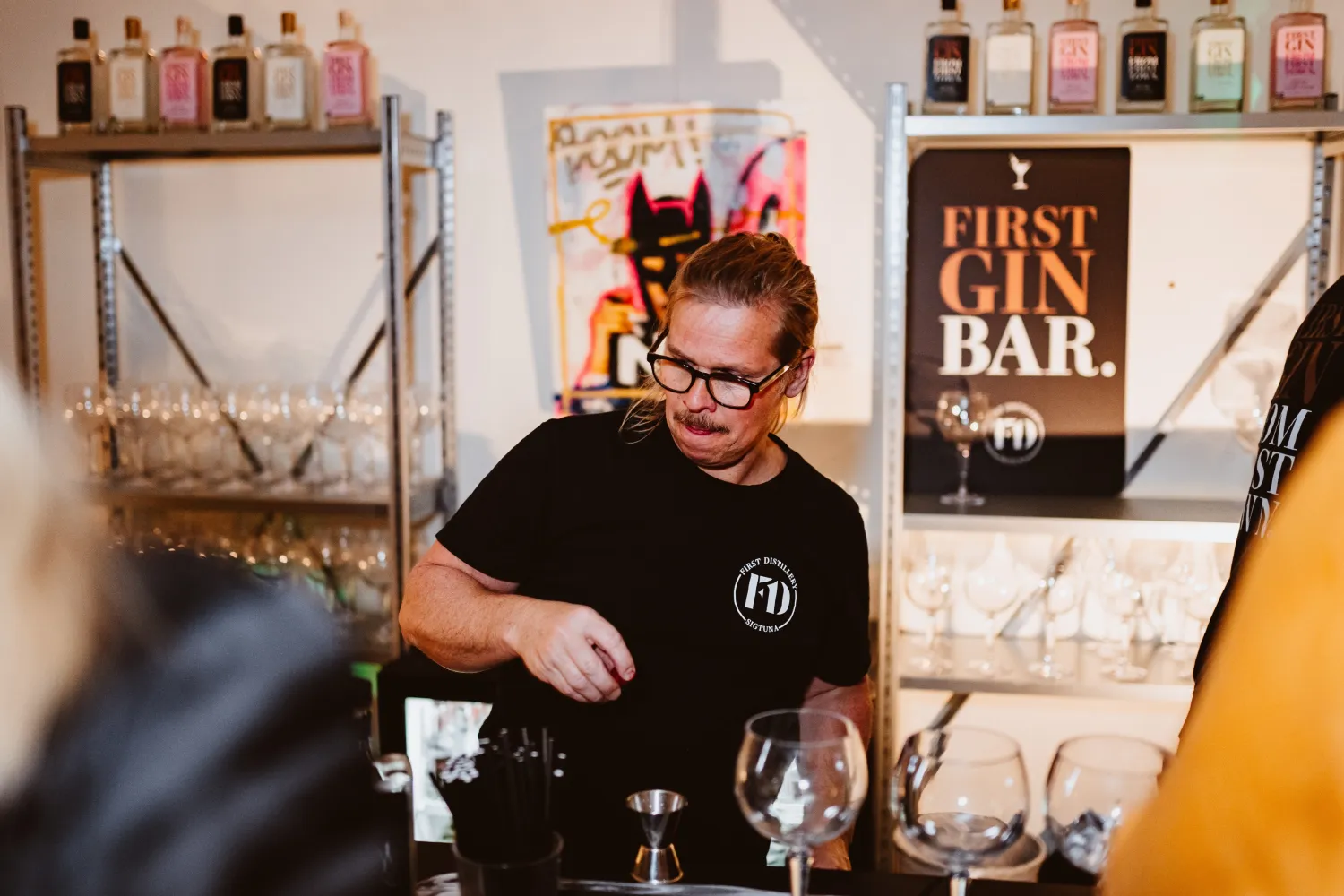 First Distillery i Ginbaren på Hotell Kristina