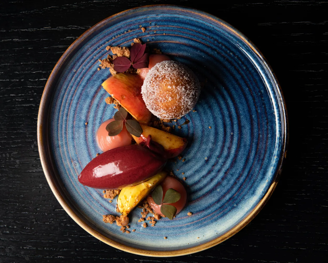 Vinterns smaker i en dessert