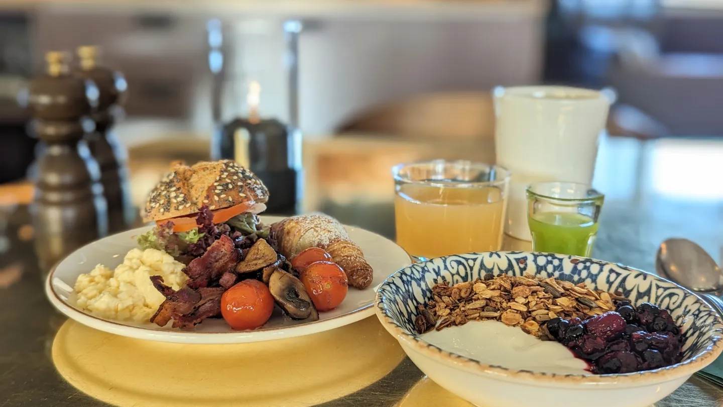 Frukostbuffé på Hotell Kristina