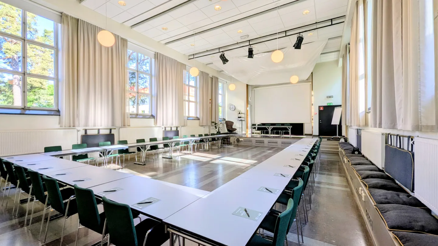 Konferenslokal Teatern i ubordssittning