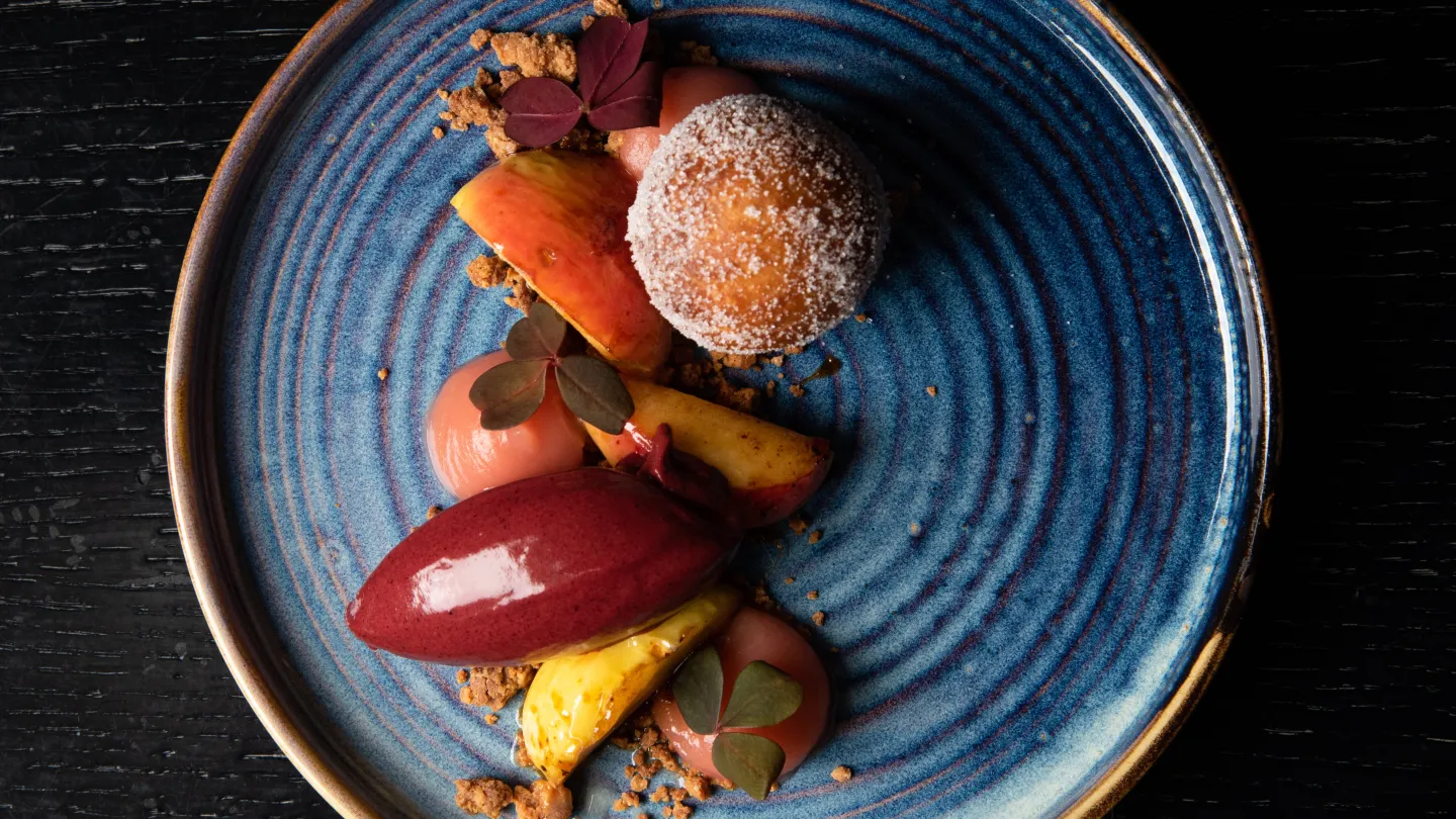 Vinterns smaker i en dessert